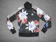 2014 ADIDAS AC2130 FLORAL ROSES WOMENS XS FIREBIRD TRACK JACKET picture