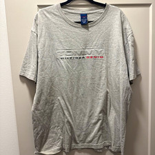 Tommy Jeans Men’s Gray Solid Crew Neck Logo Short Sleeve T-Shirt Cotton Blend L picture