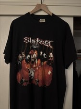 Slipknot - Self Titled 1999 Band Promotion T-shirt Blue Grape License Rare picture