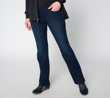 Belle by Kim Gravel Regular Flexibelle Boot Cut Jean Twilight Wash 14 New picture