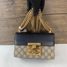 Authentic Pre-Owned Gucci Padlock Moonlight Box Small GG Supreme Crossbody Bag picture