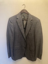 Canali Men's Kei Wool Silk Linen Blend Sport Coat Made in Italy Size 38R picture