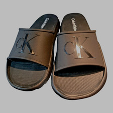 Calvin Klein -Men's CMMILORN Slide Sandal -Black 001 - All Sizes - New picture