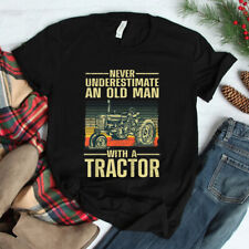Cool Tractor Tractor Driver Farming Retro Vintage Unisex T-Shirt, Size S-5XL picture