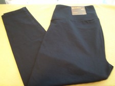 WOMENS NWT STYLE&CO NAVY BLUE HIGH WAIST LEGGINGS SZ XXL RETAIL$29.99 picture