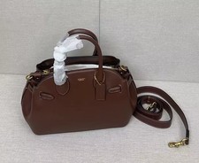 New COACH CU066 Empire Carryall 26 Handbag Shoulder bag Brown Leather picture