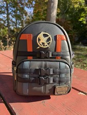 The Hunger Games Loungefly Mini Backpack New With Tags Collectible Item W/Sound picture