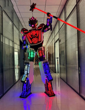 2026 Newest Wearable Robot Armor LED Mech Suit Party Stage Performance Halloween picture