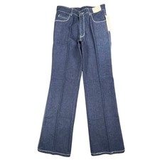 Gino Cappeli Vintage 70s Boot Cut Jeans Mens 34x35 Indigo Cotton Denim NWT picture
