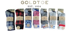 GOLDTOE Signature 2PK Men's Crew Socks Limited Edition Camp Socks, Size 6-12.5 picture