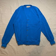 Vintage 1980s JC Penney The Fox Cardigan Sweater Mens Large Tall LT Kurt Cobain picture