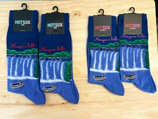 Niagara Falls Adult Men's/Woman's Crew Socks Souvenir Novelty Socks (2pair) picture