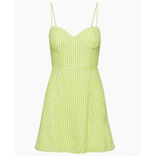 Sunday Best Aritzia Viola Bustier Gingham Mini Dress Sweetheart M Cottagecore picture