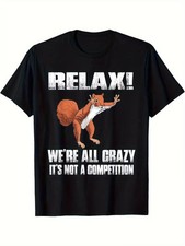 Men'S Funny Squirrel Graphic T-Shirt -