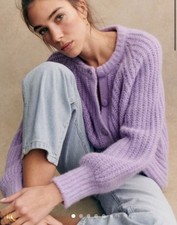 Sezane Emile Cardigan Wistera (Lilac/Purple) Small picture