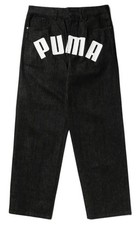 PUMA x Asap A$AP Rocky Printed Denim Pants Black Jeans 633396 01 Men's Size 32 picture