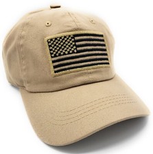 USA Flag Patch Tactical Style Low Rise Cotton Baseball Cap Dad Hat picture