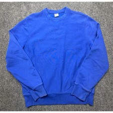 J.Crew Sweatshirt Mens Medium Blue Re-Imagined French Terry Crewneck picture