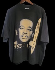 LUTHER VANDROSS ENVOGUE 1993 TOUR On SHAKA HEAVYWEIGHT GARMET SHIRT 