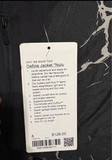lululemon Define Jacket Nulu Full Zip + Leggings Set, Black, Women’s 6 picture