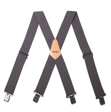 2 Inch Work Suspenders Mens Industrial Strength Suspenders for Men Heavy Duty picture