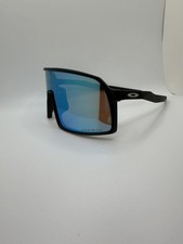 NEW OAKLEY OO9406 Sutro Rectangular Sunglasses Black frame - Blue Prizm lens picture