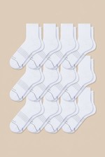 12-Pack Men's 3D Sports Crew Socks picture