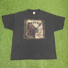 Harley-davidson Men's Black and Grey T-shirt picture
