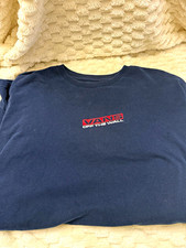VANS Off The Wall Men's 2XL Classic Fit Long Sleeve Crew Navy Cotton Logo picture