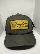 CAP Realtree Est. 1986 Rope Hat Gray Olive Hunting Outdoor Adjustable Cap NWT picture