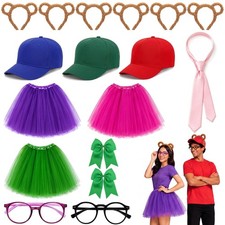 17 Pcs Halloween Animal Costume Accessories Set for Couple Group picture