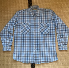 Vintage Made in USA Big Mac Flannel Shirt Plaid Men's Size L 80s/90s JC Penny picture