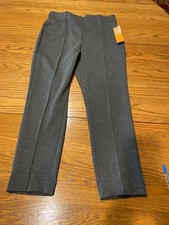 NWT Ruby Road Key Items Gray Women's Slacks Size Petite Medium picture