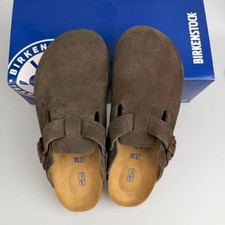 NEW Birkenstock Boston Suede Leather Soft Footbed Unisex Shoes Select Sizes picture