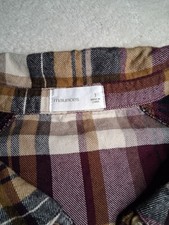 Women's Button Down Plaid Flannel Long Sleeve Maurices Number 3 picture