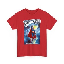 Superman Movie T-Shirt 1978 DC Comics Christopher Reeve Retro Vintage-Style Tee picture