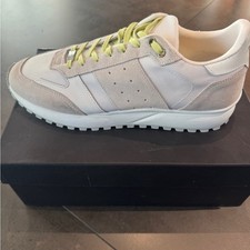 👟 The Kooples Beige and White Sneakers with Lime Accents Mens 11 picture