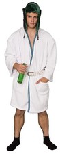 Christmas Vacation Cousin Eddie Robe & Belt Adult Halloween Cosplay Costume Set picture