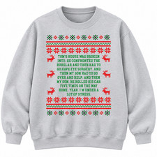 Funny Christmas Story Sweatshirt Ugly Christmas Sweater Vintage Holiday Crewneck picture