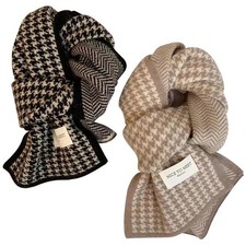 Checkered Scarf Women Winter Warm Thickened Plaid Shawl Korean Style Fashionable picture