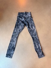 Lululemon Align High-Rise Pant 25 Grey Tie Dye Size 2 picture