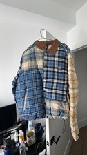 KITH BLUE PLAID DOWN PARKA XXL picture