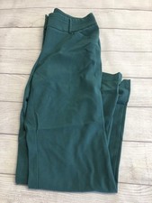 New York & Company Pants Womens 10 Green 7th Avenue Dress Twill Stretch Office picture