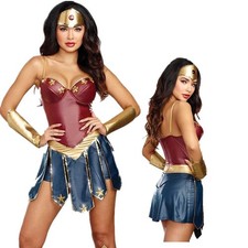 Cosplay Costume Wonder Woman Costume Diana Prince Dress Girls Outfits only cloth picture