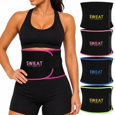 Womens Neoprene Sauna Sweat Waist Trainer Belly Fat Band Waist Trimmer Workout picture