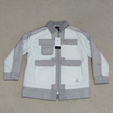 Jordan Cozy Girl Women's Jacket  Oversized Fit Summit White Multi Sz DJ2723-121 picture