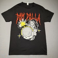 Dom Dolla Shirt Mens Small Black Wizard Disco Ball Music Graphic Tee T-Shirt picture