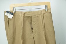 Burberry London Beige Khaki 100% Cotton Mens Chino Pants Sz 50 EU BRAND NEW picture
