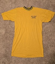 Vintage 70s Velva Sheen US Naval Academy Shirt Large Fits Small Mock Neck picture