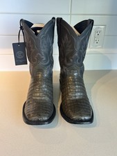 Cody James Black 1978 -The Hayward Exotic Caiman Belly Grey- Size 11E picture